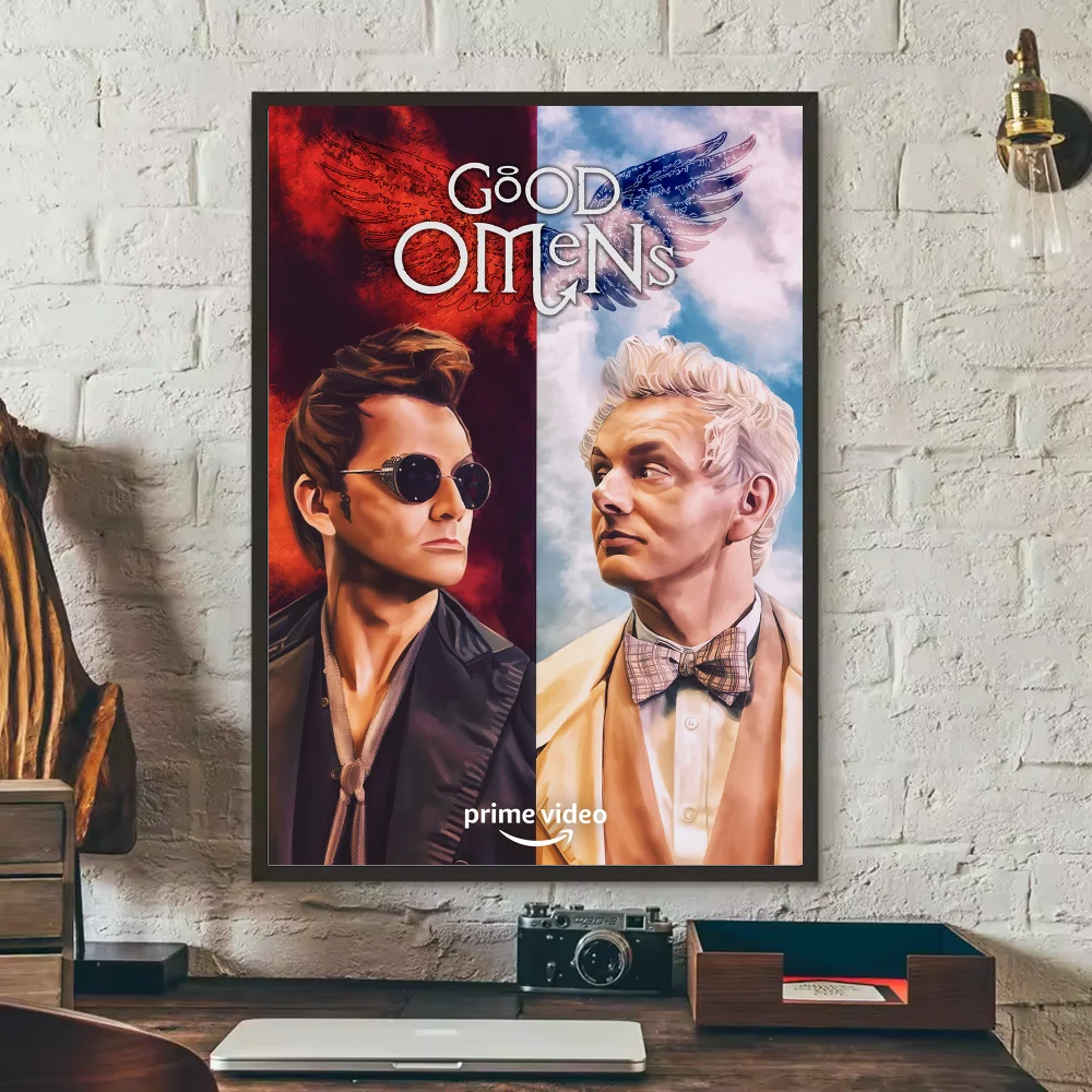 Good Omens TV Show Poster – HD Waterproof PVC Wall Art Decor TV Show Wall Poster Peaceful Pleasures Health and Wellness