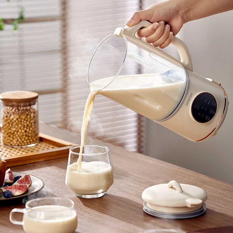 800ml Electric Soy Milk Maker & Blender – 10-Blade Wall Breaker