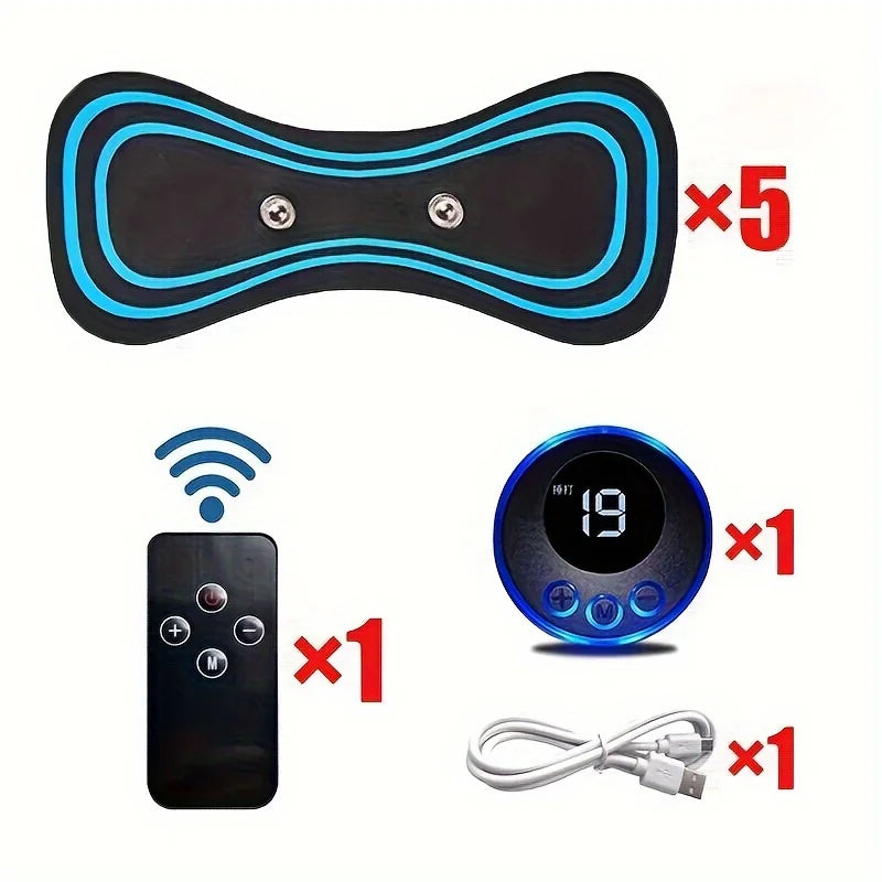 EMS Neck & Body Massager – 8 Modes, 19 Strength Levels