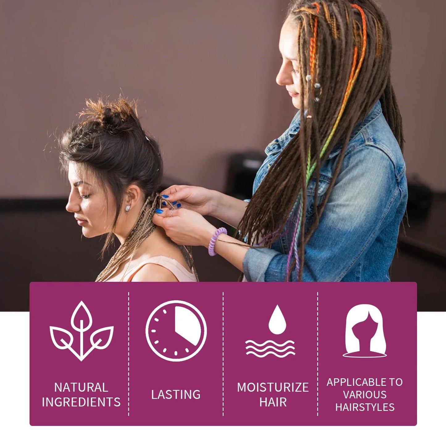 Jaysuing Extreme Hold Braiding Gel – Edge Control & Anti-Frizz