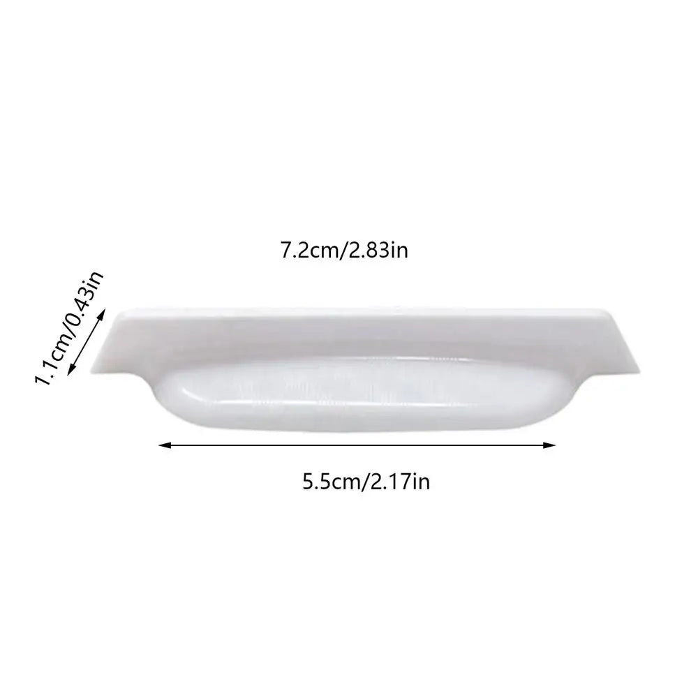 1/2PCS Car Reverse Camera Rain Cover Waterproof Anti-Rain Shield For SUV Sedan Vehicles Automotive Exterior Protective Accessory Peaceful Pleasures Health and Wellness White