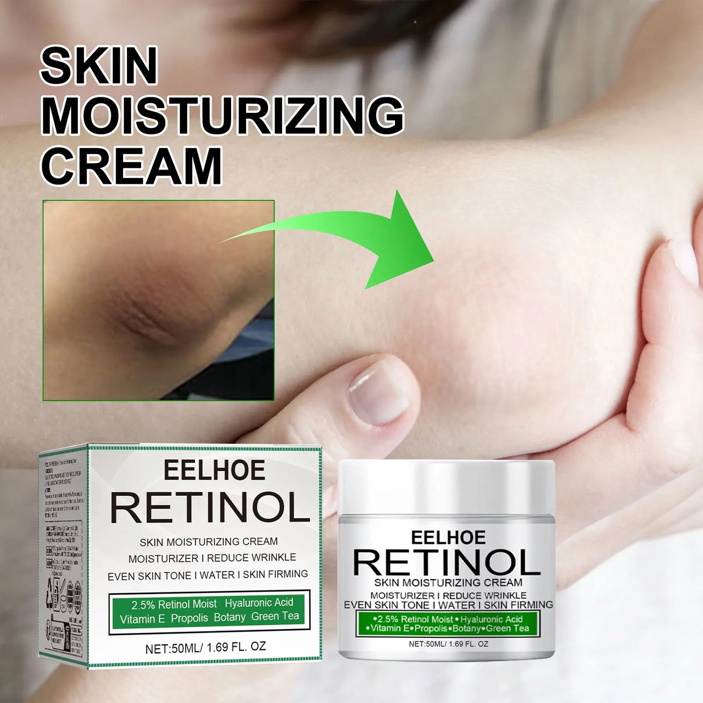 EELHOE Retinol Body Cream – Anti-Aging, Whitening & Firming Retinol Body Cream Peaceful Pleasures Health and Wellness