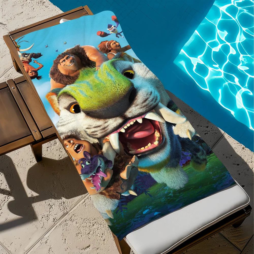 The Croods 2 Quick-Dry Beach Towel | Soft Pool & Travel Towel