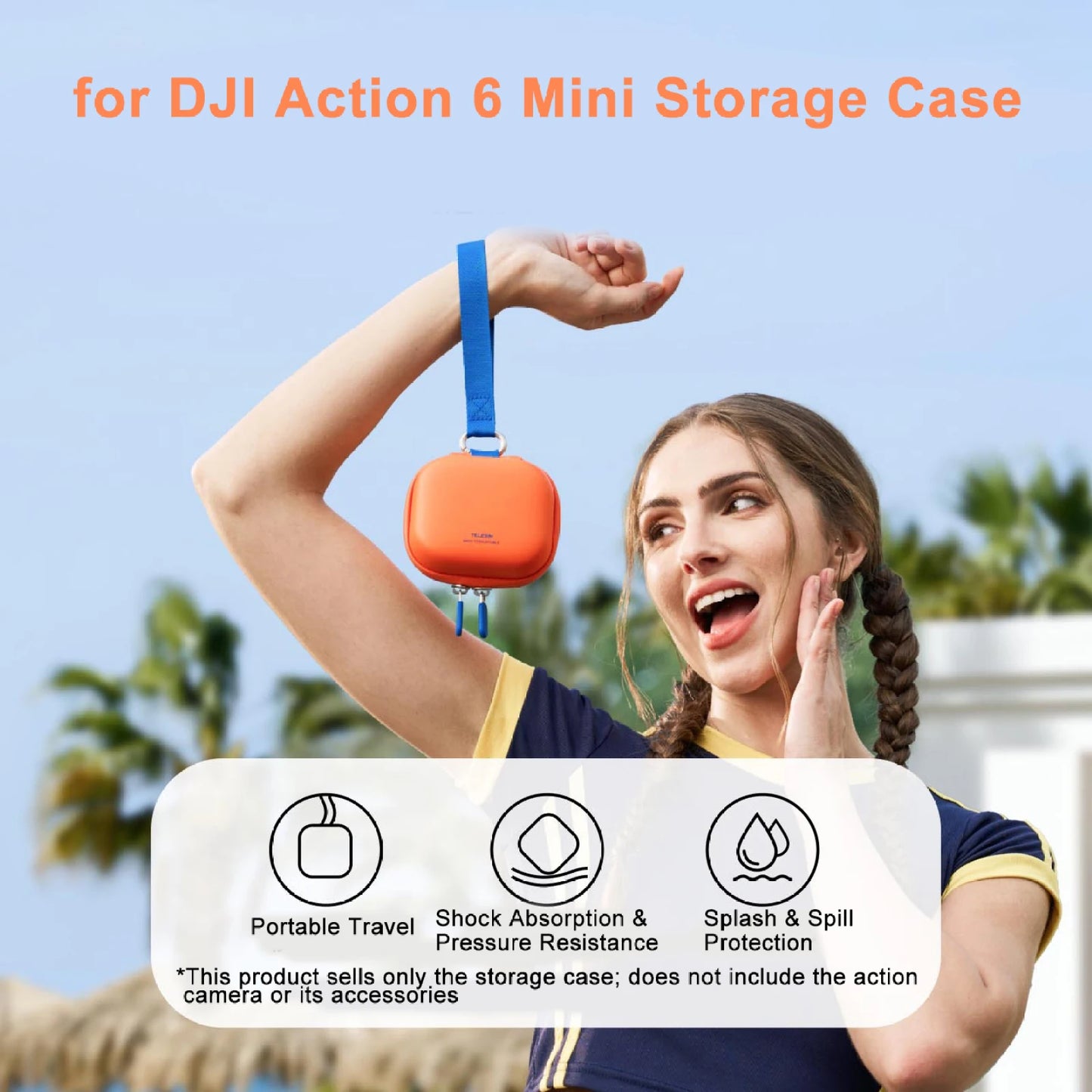 Carrying Bag For Dji Osmo Action6 Storage Protective Case Hard Shell Cover For Dji Osmo Action6 Vlogging Action Camera Accessory Peaceful Pleasures Health and Wellness