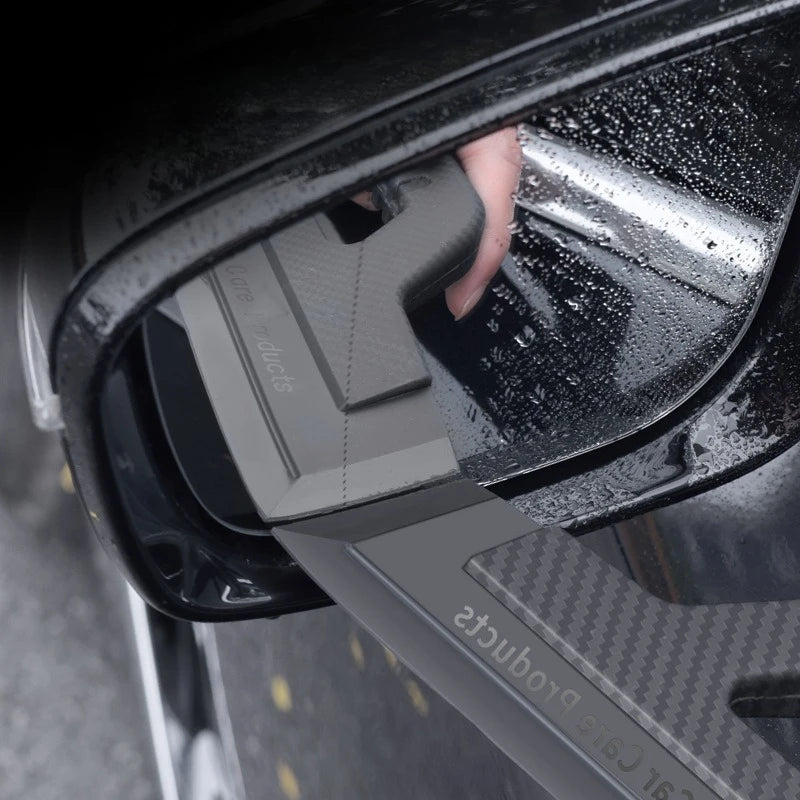 Carbon Fiber Silicone Car Wiper Scraper – Paint-Safe Film Tool Car Detailing Scraper Peaceful Pleasures Health and Wellness