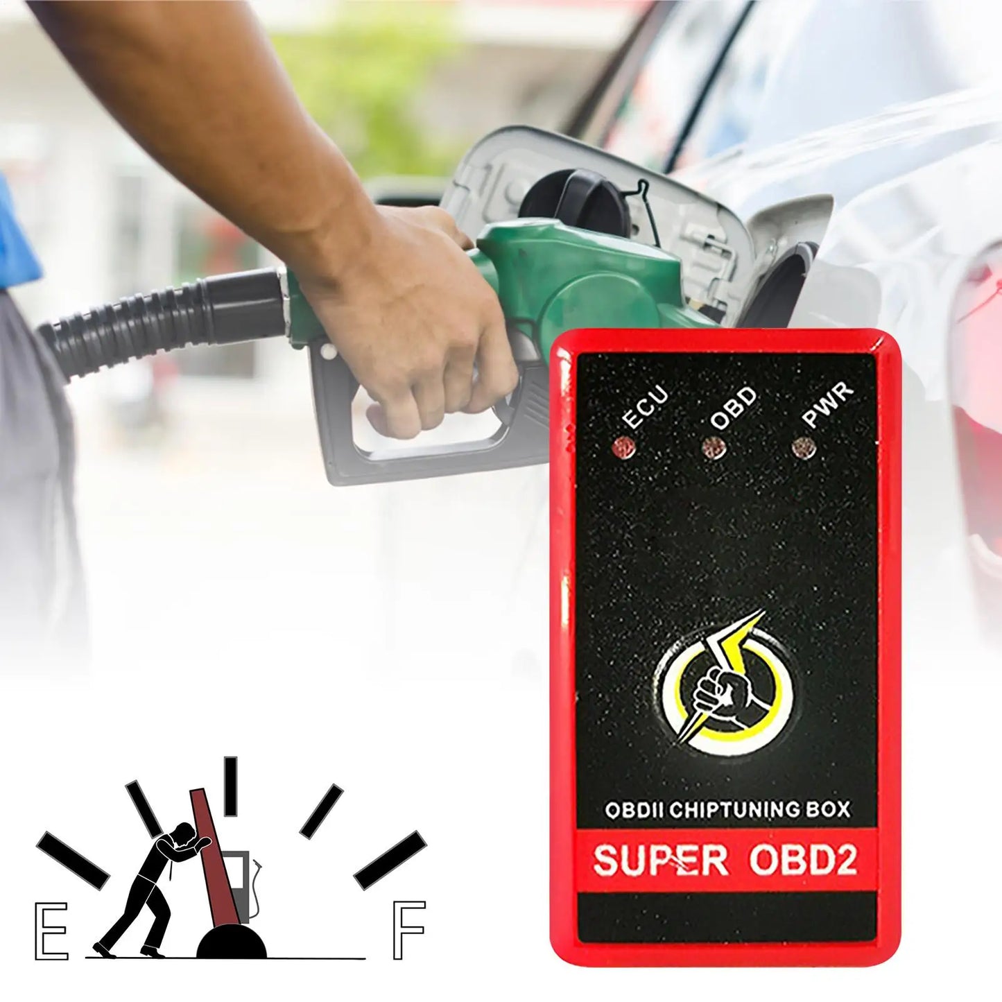 OBD2 Fuel Saver Chip Tuning Box | Gas & Diesel Cars