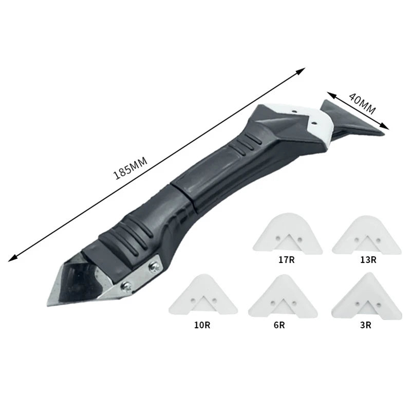 3-in-1 Silicone Caulking Tool Kit – Caulk Remover & Finisher