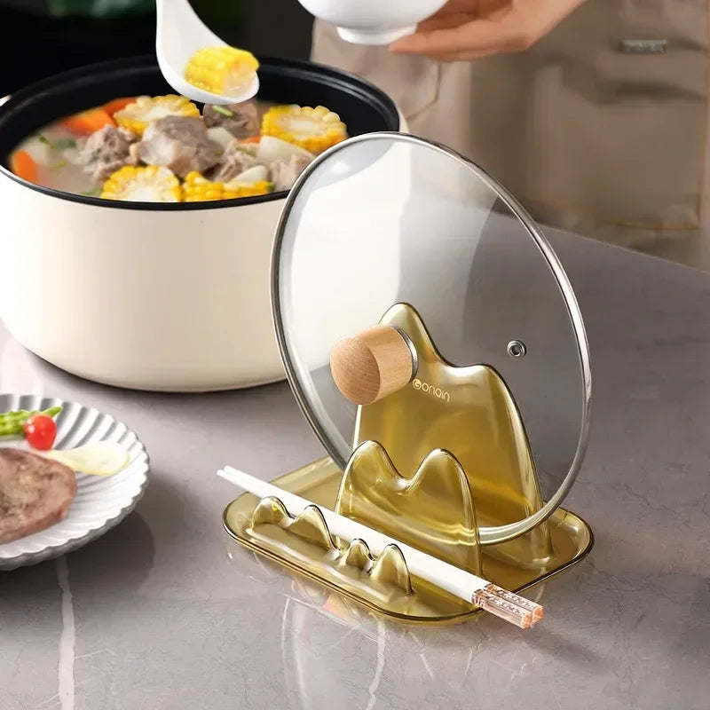 Double-Layer Pot Lid Holder | No-Drill Kitchen Organizer Rack