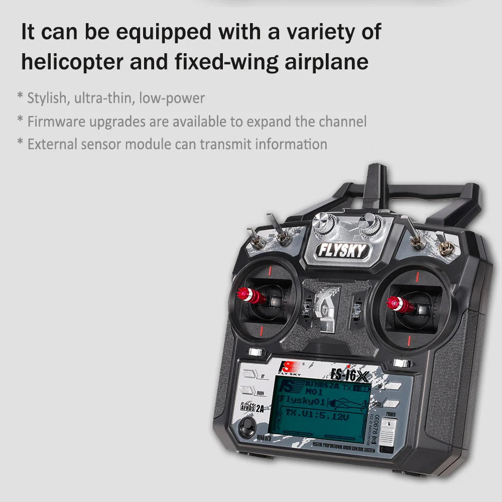 Flysky FS-i6X 10CH 2.4GHz RC Transmitter & FS-iA6B Receiver