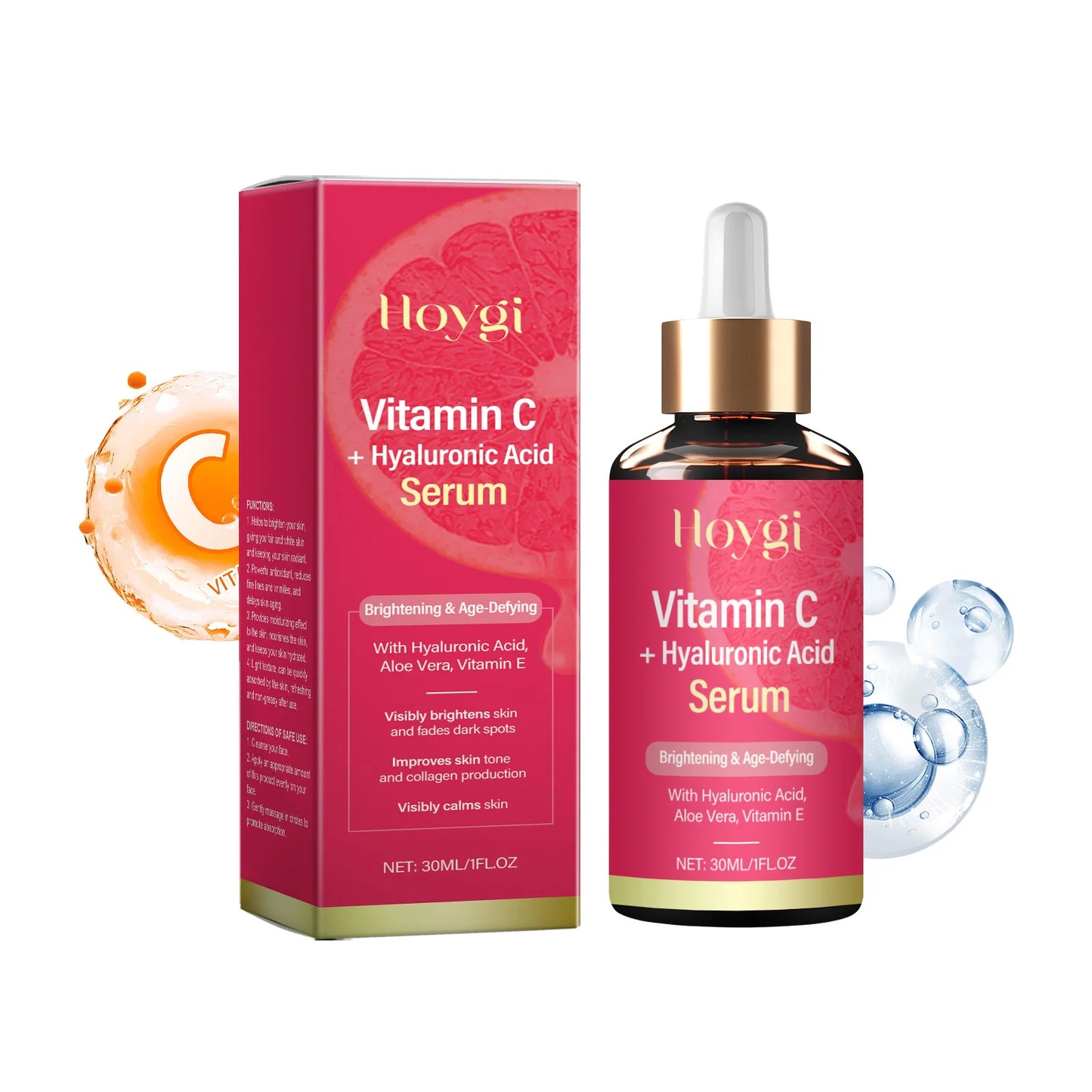 Vitamin C Serum with Hyaluronic Acid – Brighten & Firm 30ml