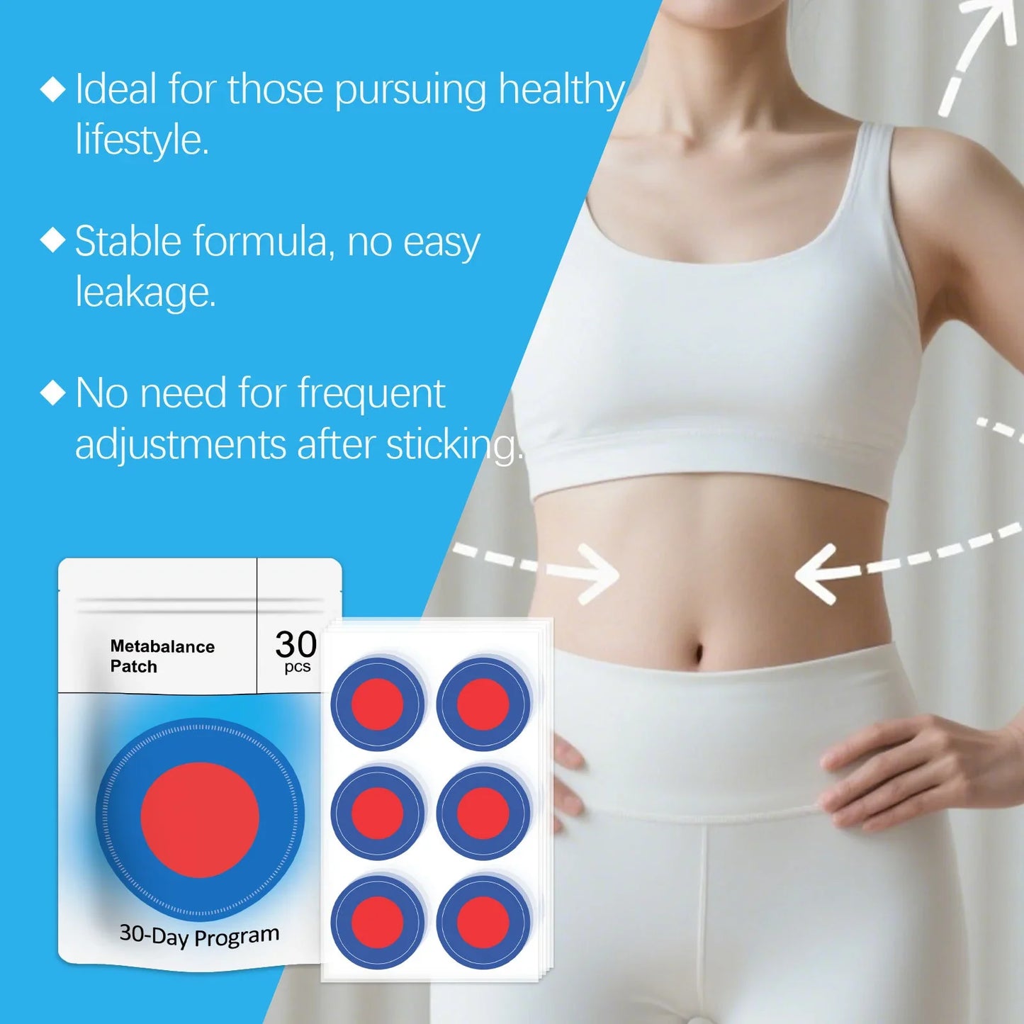 Daily Body Nourishing Patches – Moisturizing & Metabolic (30–120pk)