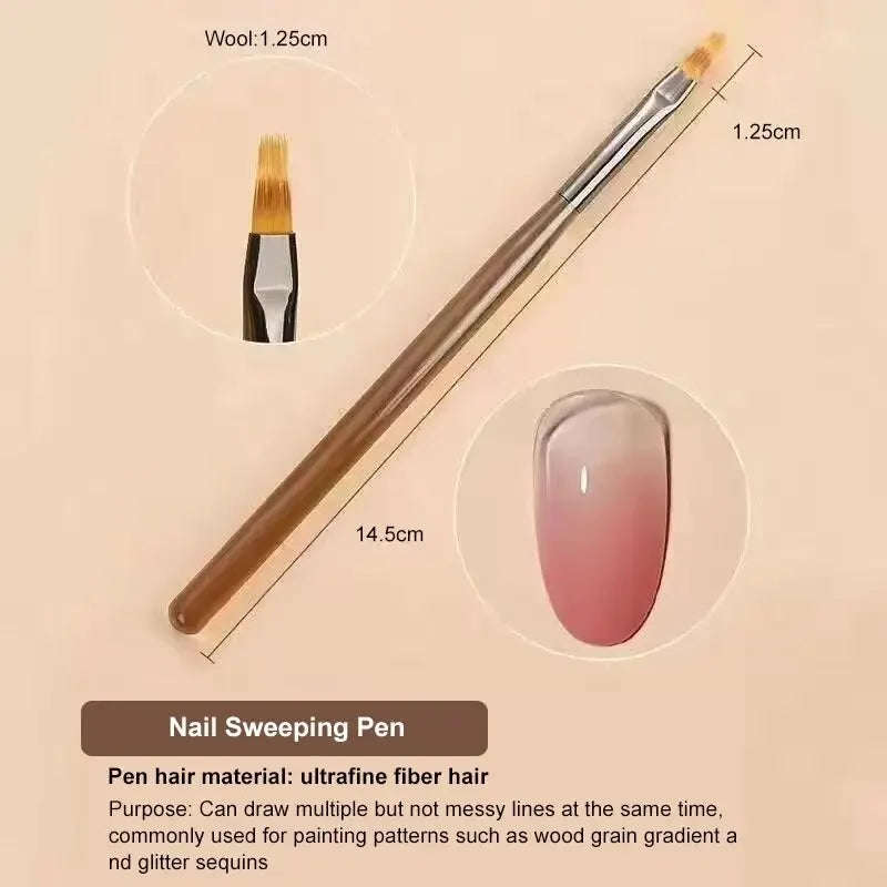 Professional Nail Art Brush UV Gel Acrylic Liner Detailing Dotting