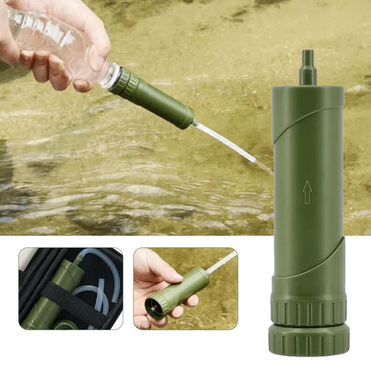 Portable Camping Water Filter Straw | Survival Water Purifier Camping Water Filter Peaceful Pleasures Health and Wellness