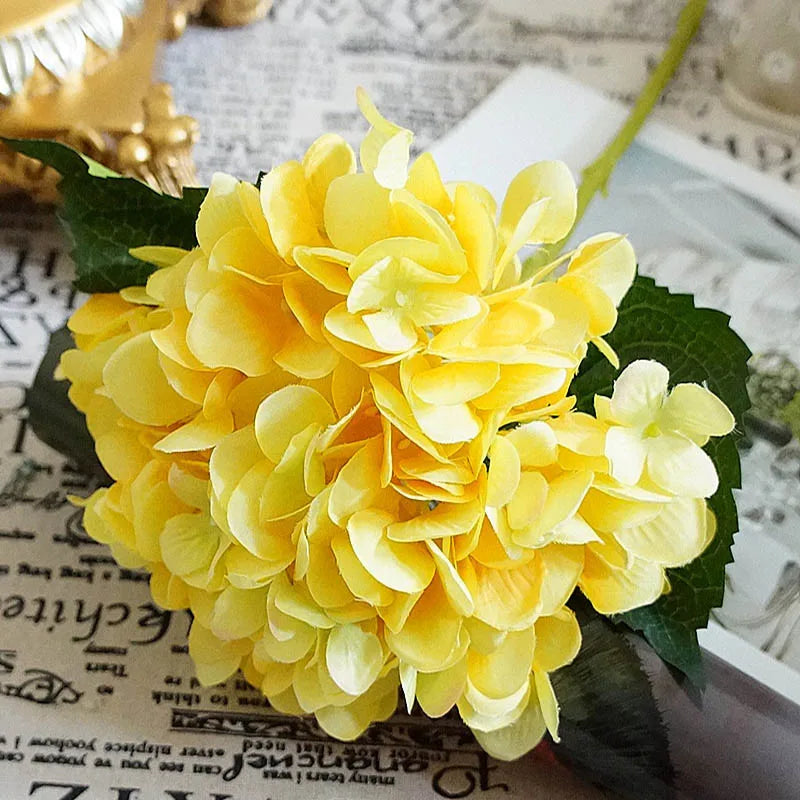 Silk Hydrangea Artificial Flowers | Wedding Bridal Bouquet Decor