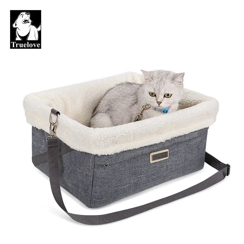 Truelove Dog Car Seat Bed Foldable Washable Pet Booster Seat for Small Dogs Cats Travel Carrier for Small Dogs Cats TLX7971 Peaceful Pleasures Health and Wellness