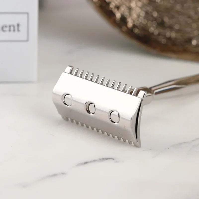 Yaqi PAGODA MIRABILIS Stainless Steel Safety Razor For Boyfriend's Gift Peaceful Pleasures Health and Wellness
