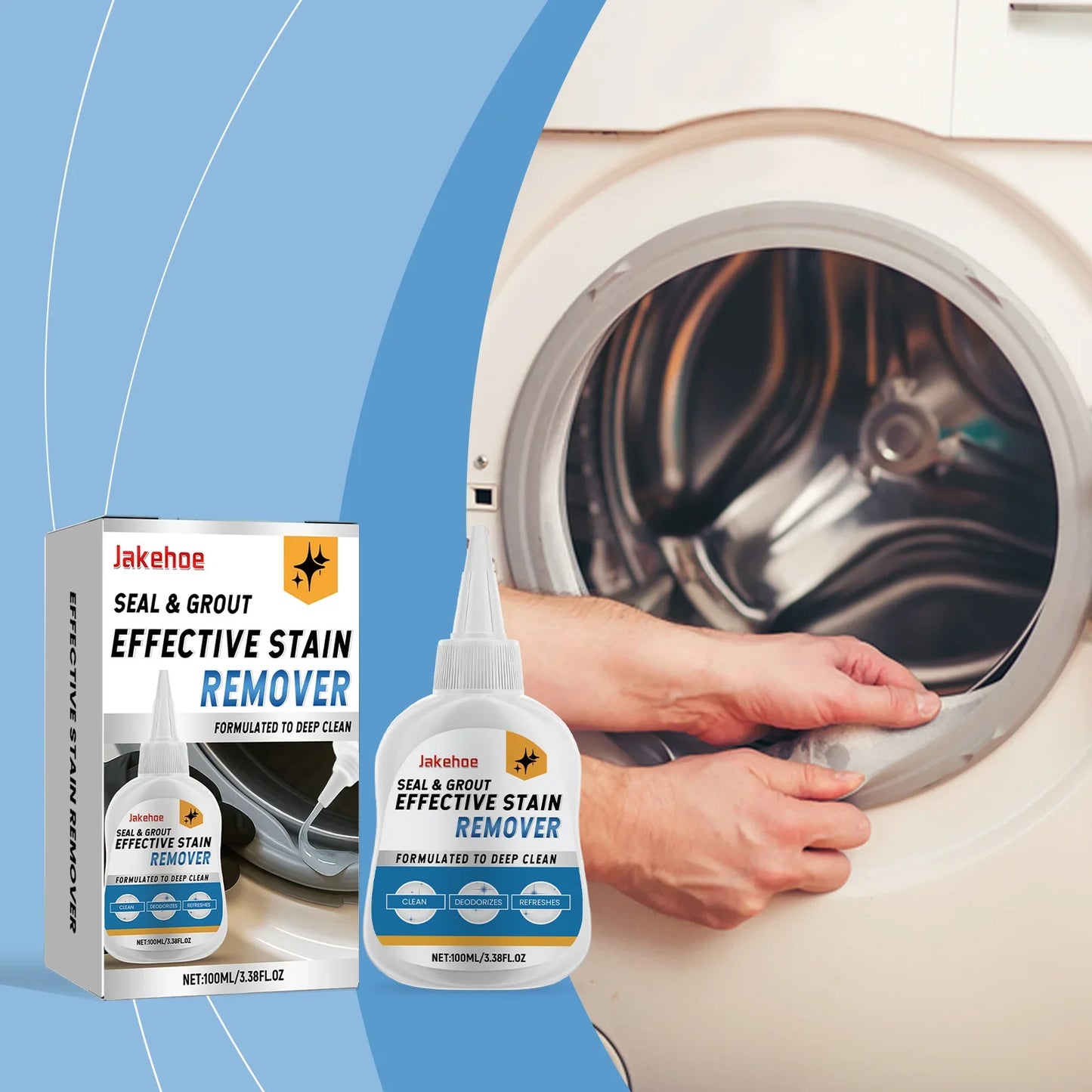 Jakehoe Stain Removal Gel – Sealing Ring & Grout Cleaner