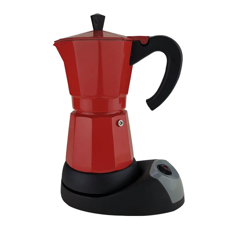 Italian All-Aluminum Electric Moka Espresso Pot 220V EU Plug