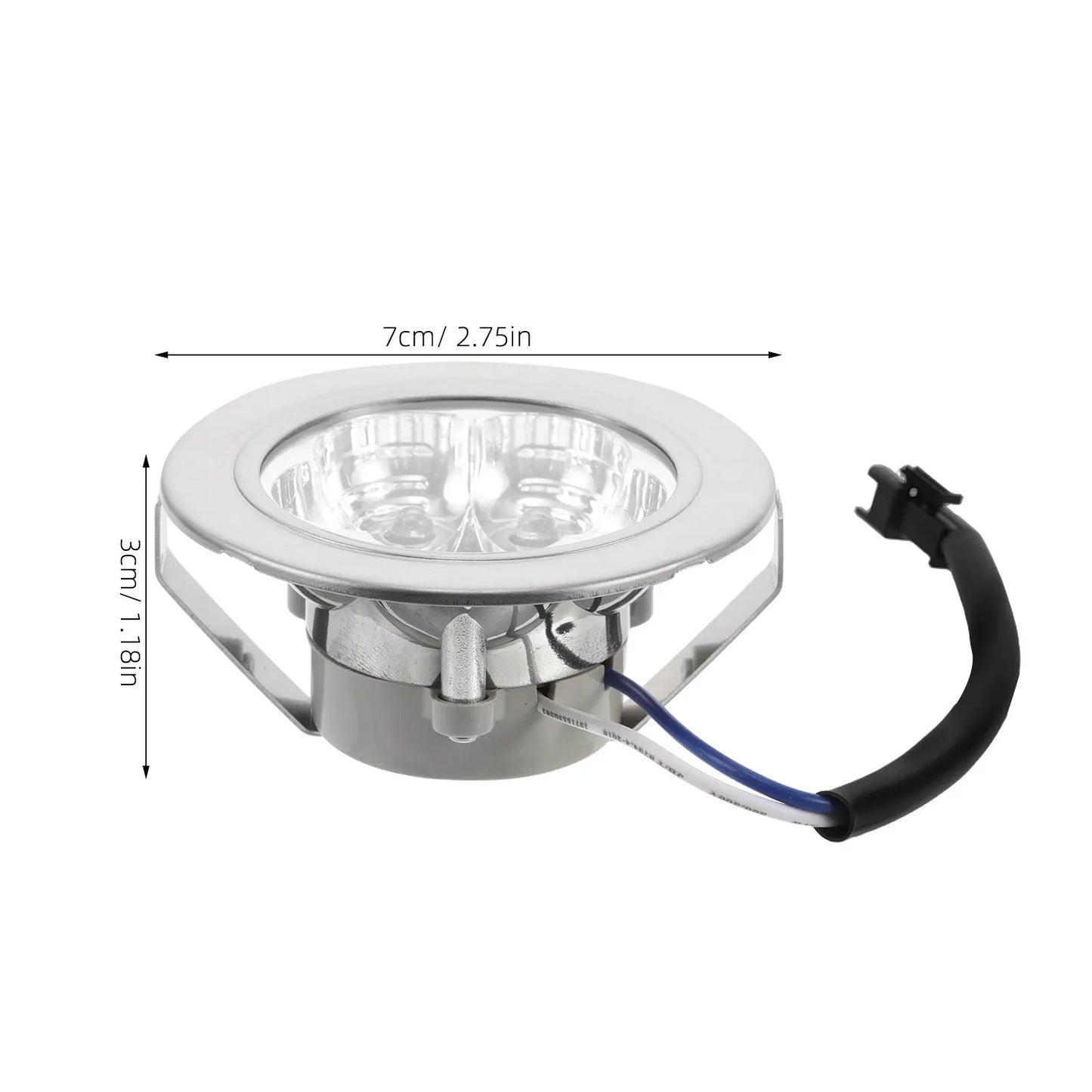 LED Kitchen Hood Light Bulb 1.5W Hood Replacement Bulbs Recessed Stove Light Accessories Brightness Efficient Peaceful Pleasures Health and Wellness
