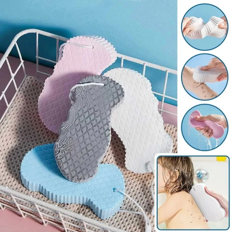 3D Sponge Exfoliating Bath Scrubbing Sponges Soft Body Scrubber