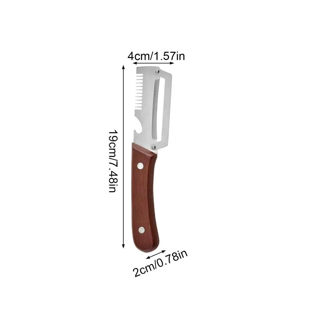 2-in-1 Stainless Steel Vegetable Peeler & Bottle Opener Set Vegetable Peeler Set Peaceful Pleasures Health and Wellness single attribute