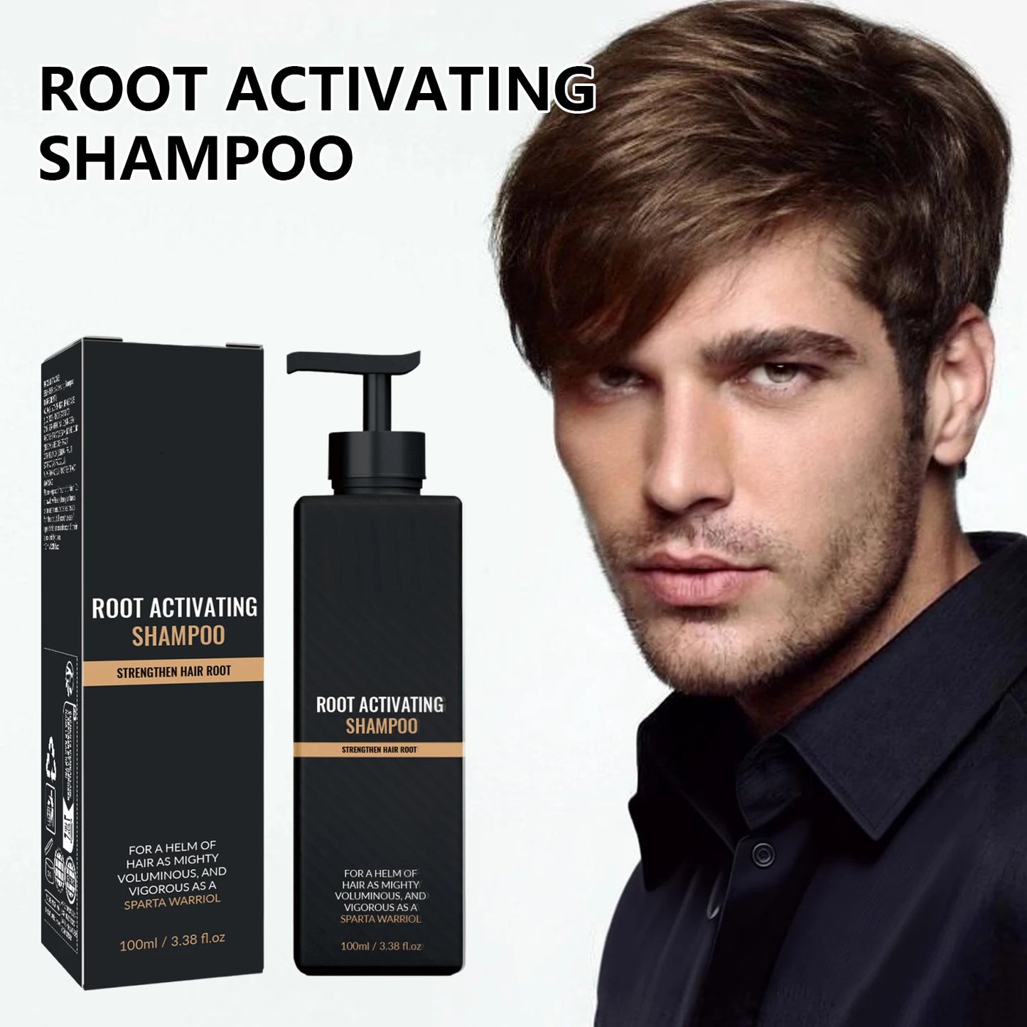 Root Activator Shampoo Anti Hair Loss Hair Regrowth Fluffy Dandruff Control Smoothing Nourishing Strengthens Roots Hair Shampoo Peaceful Pleasures Health and Wellness