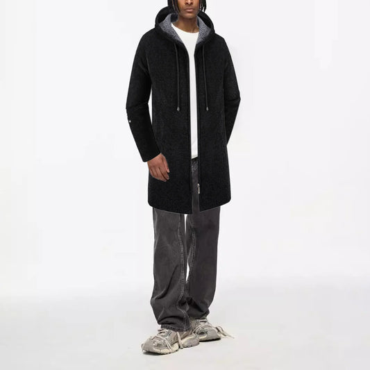 Men Casual Winter Jacket with Adjustable Drawstring and Pocket Design for Winter Shopping Dating Party Peaceful Pleasures Health and Wellness