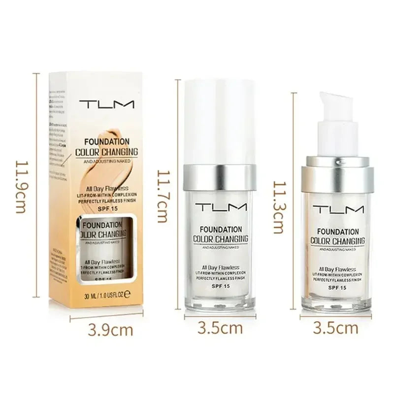 TLM Color Changing Liquid Foundation – Matte & Hydrating