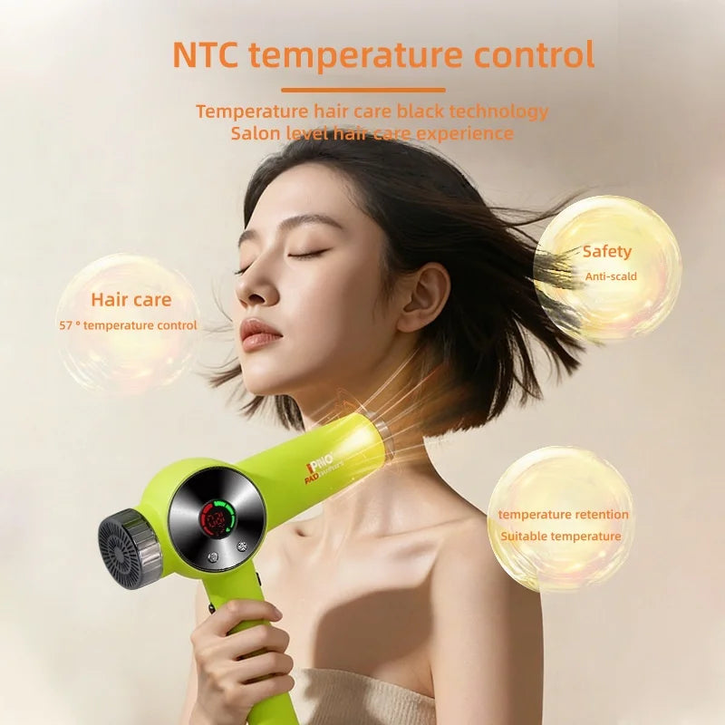 2026 Intelligent Brushless High-Speed Hair Dryer, Negative Ion Hair Care, High-Power Hair Salon, Exclusively For Hairdressers Peaceful Pleasures Health and Wellness