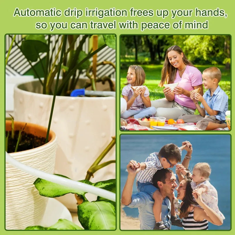 Indoor Automatic Drip Irrigation System – 2200mAh USB Rechargeable