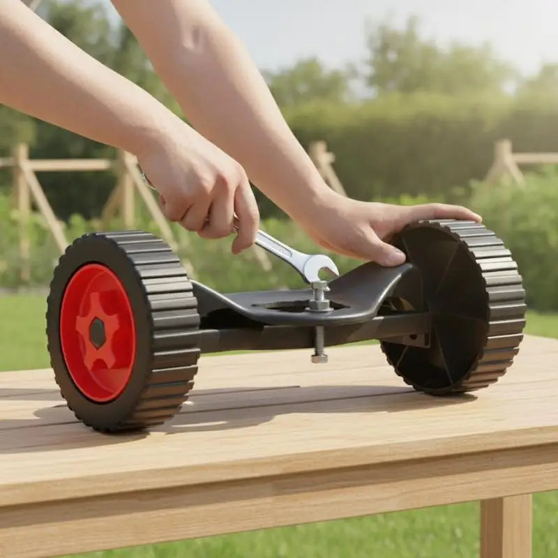 Grass Trimmer Auxiliary Support Wheel | Lawn Mower Attachment