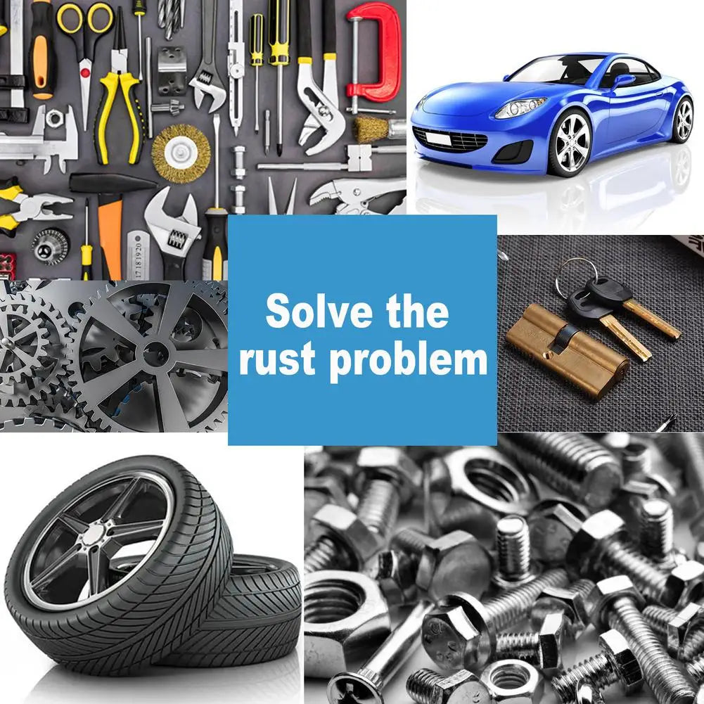 Car Wheel Rust Remover Spray – Iron & Brake Dust Cleaner