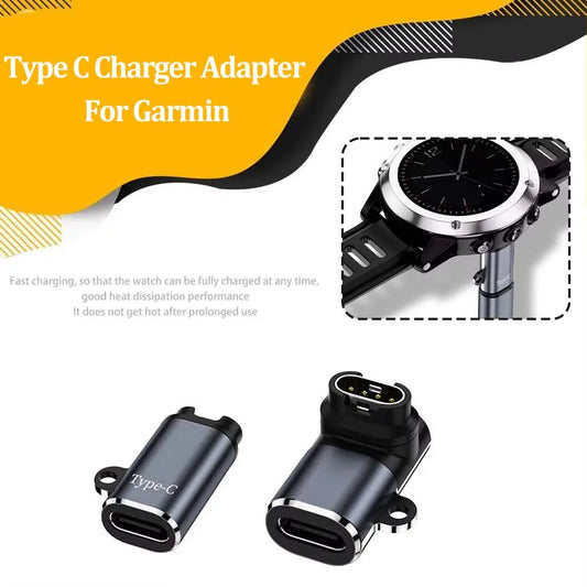 USB-C Charger Adapter for Garmin Fenix 7/6/5, Forerunner & More Peaceful Pleasures Health and Wellness