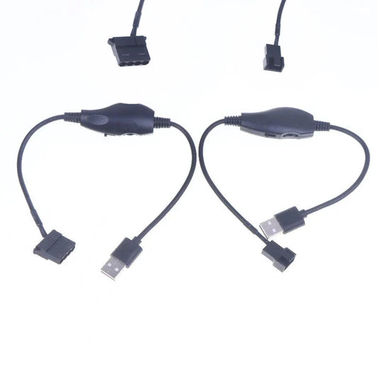 USB to 4-Pin PWM Fan Adapter Cable – 5V to 12V Boost Fan Power Adapter Cable Oasis Select