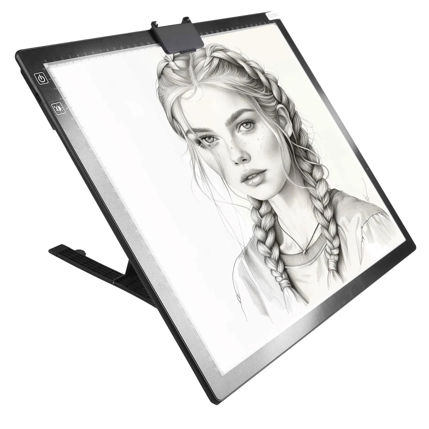 A3 Three Level Dimmable LED Light Pad Drawing Board with Adjustable Stand Eye Protection Easier for Diamond Painting Sketching Peaceful Pleasures Health and Wellness A3 LED Board