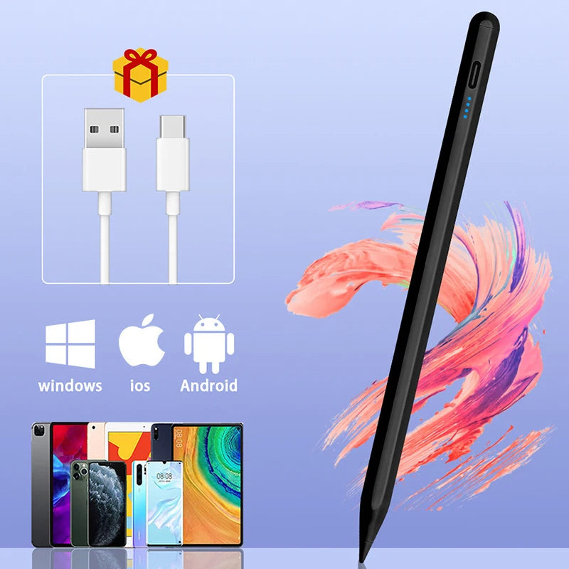 Stylus Pen For Phone Touch Pencil For Cell Phone Stylus Pen For Android Universal Tablet Pencil Stylus For All Screens Drawing Peaceful Pleasures Health and Wellness Black