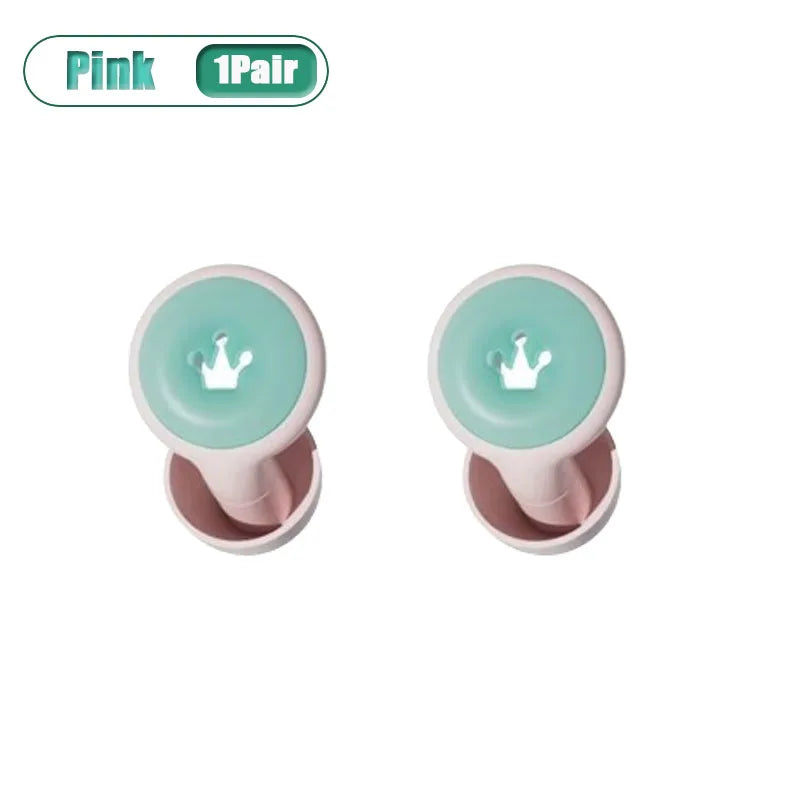 Glow-in-Dark Silicone Noise Cancelling Earplugs | Side Sleepers