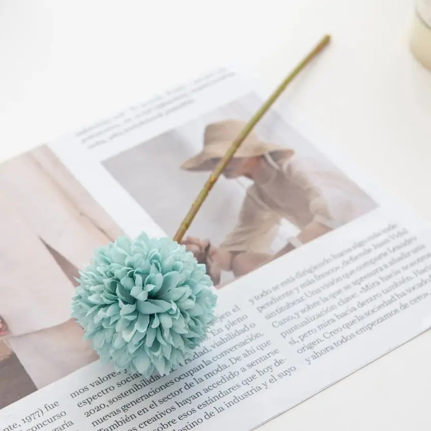 Artificial Silk Dandelion & Hydrangea Bouquet | Wedding & Home