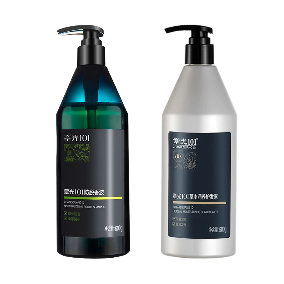 ZHANGGUANG 101 500G Anti Hair Loss Shampoo Repair Damaged Hair Smooth Hair Nourishing Conditioner Peaceful Pleasures Health and Wellness Default Title