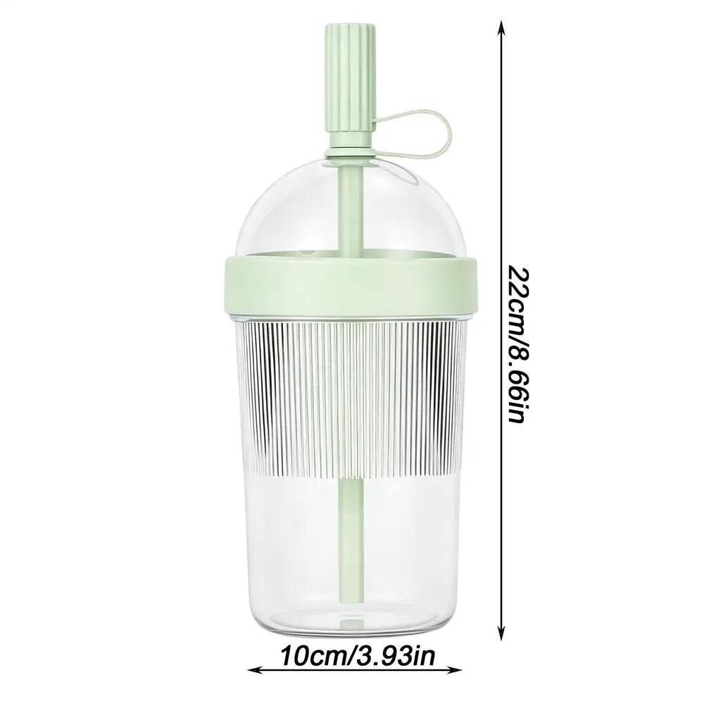 17oz Reusable Coffee Tumbler with Lid & Straw | Cold Drink