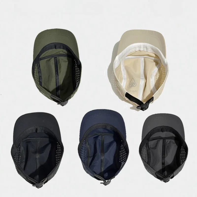 Short Brim Quick-drying Mesh Baseball Cap Breathable Lightweight UV