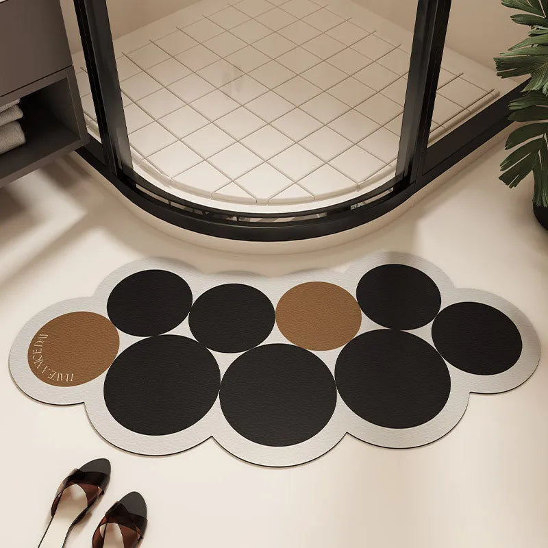 Arc Diatom Mud Bath Mat – Non-Slip, Quick-Dry & Absorbent