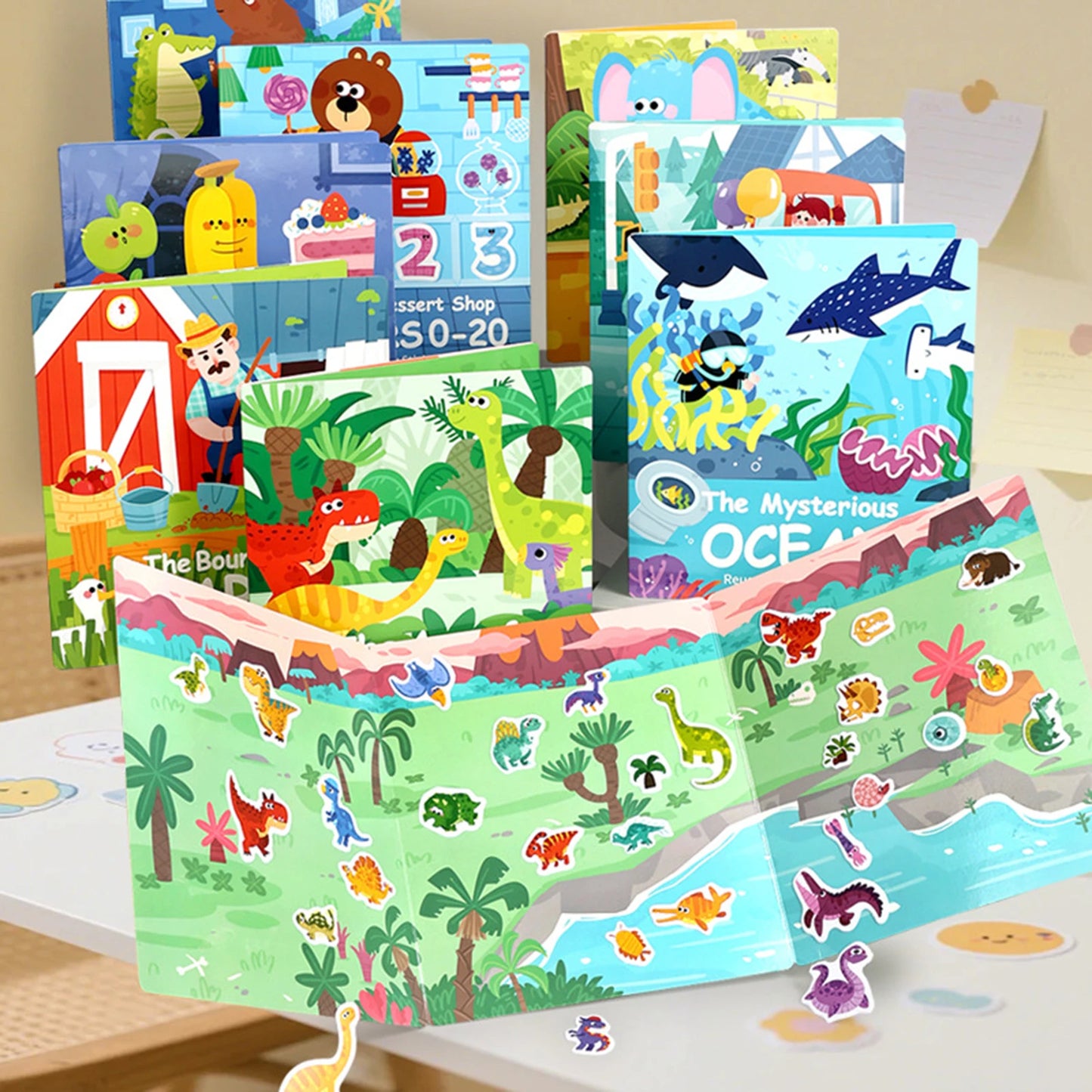 Reusable Sticker Book for Toddlers | Educational Color Toy