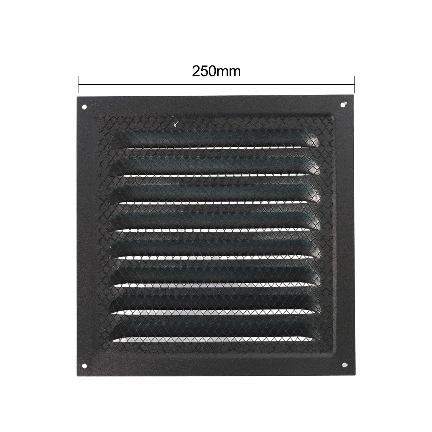 Stainless Steel Louver Vent Grille Cover 25x25cm | HVAC