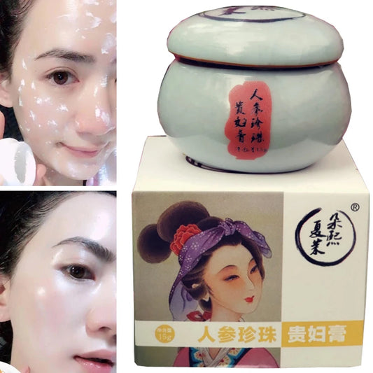 Recipe upgrade Ginseng Pearl Facial Cream Concealer Skin Care Skin Brighten Lady Cream Peaceful Pleasures Health and Wellness Default Title