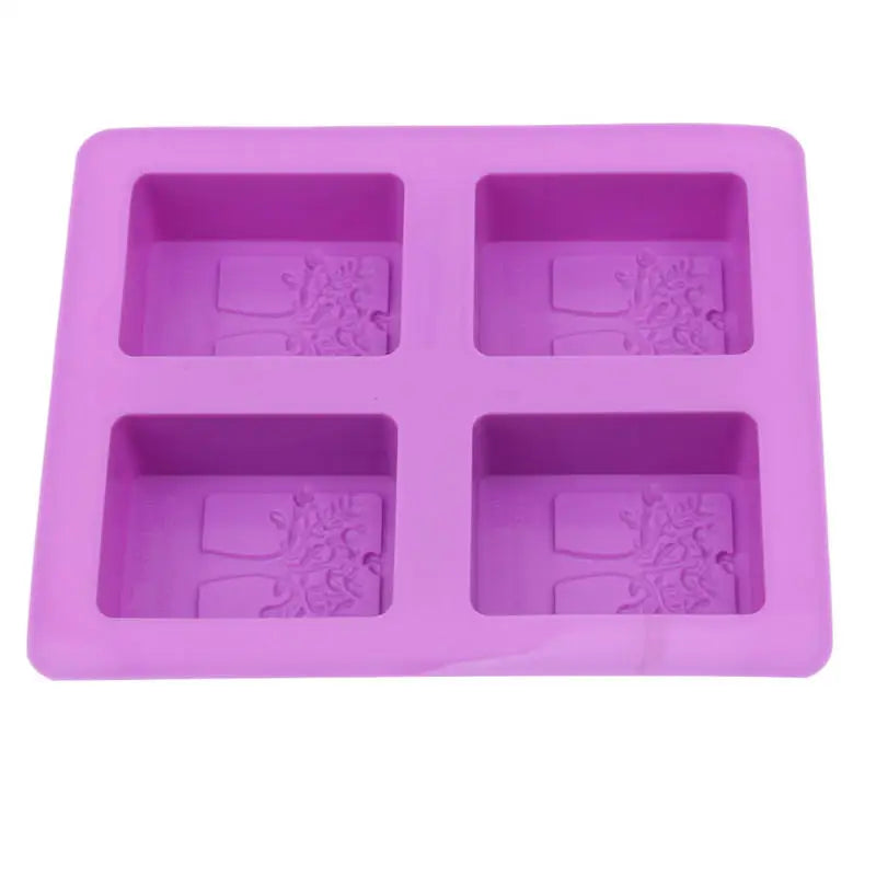 Tree Shape Silicone Mold 4 Cavity Soap Chocolate Candy Baking Mold for DIY Crafts Cake Decor Resin Molding Tools Peaceful Pleasures Health and Wellness