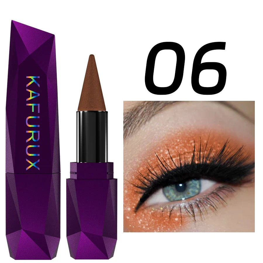 KAFURUX 25-Color Pearlescent Eyeshadow Stick – Waterproof