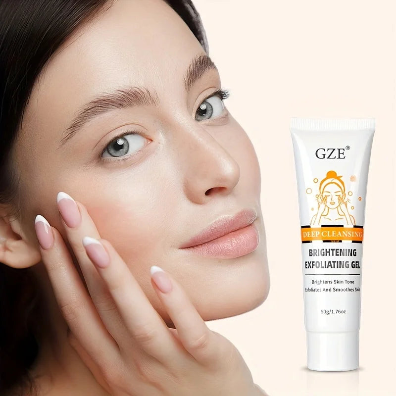GZE Castor Oil Exfoliating Gel – Face & Body Scrub 50g