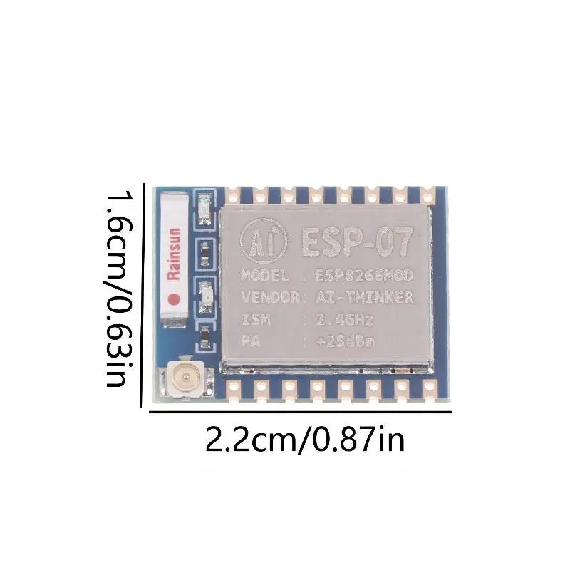 New ESP8266 Remote Serial WIFI Wireless Model ESP-07 ESP-07S Model Smart System Adapter Peaceful Pleasures Health and Wellness onesize A2