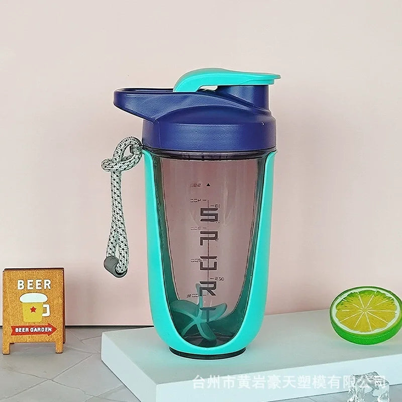 590ML Blender Shaker Bottle with Plastic Whisk Ball BPA Free Plastic Protein Shakes Leakproof for Powder Workout Gym Sport New Peaceful Pleasures Health and Wellness 05